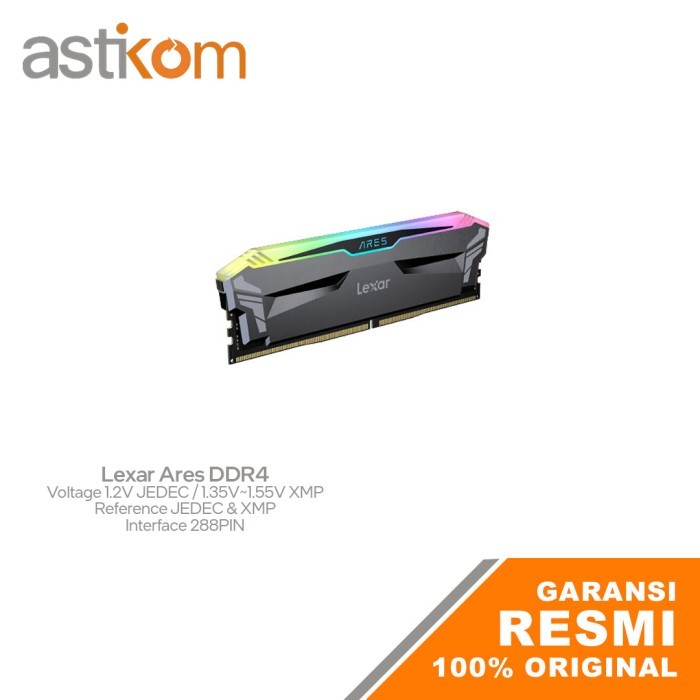 Ram Pc Lexar Ares Ddr4 16G (2X8Gb) 3600Mhz Rgb