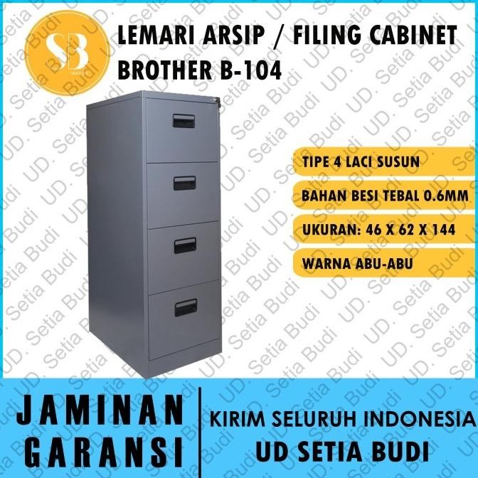 

TERMURAH - Filling Cabinet Lemari Arsip Besi Brother B-104