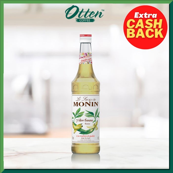 

Monin - Syrup Yellow Banana (700 ML) - Sirup Minuman Rasa Pisang