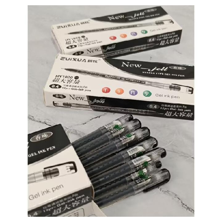 

PULPEN GEL AIGOU ZUIXUA NEW JELL ISI 12pcs-PULPEN 0.4 (1 PCS)