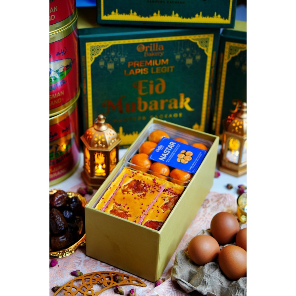 

Lebaran Gold Hampers Package Orilla Bakery Lapis Legit