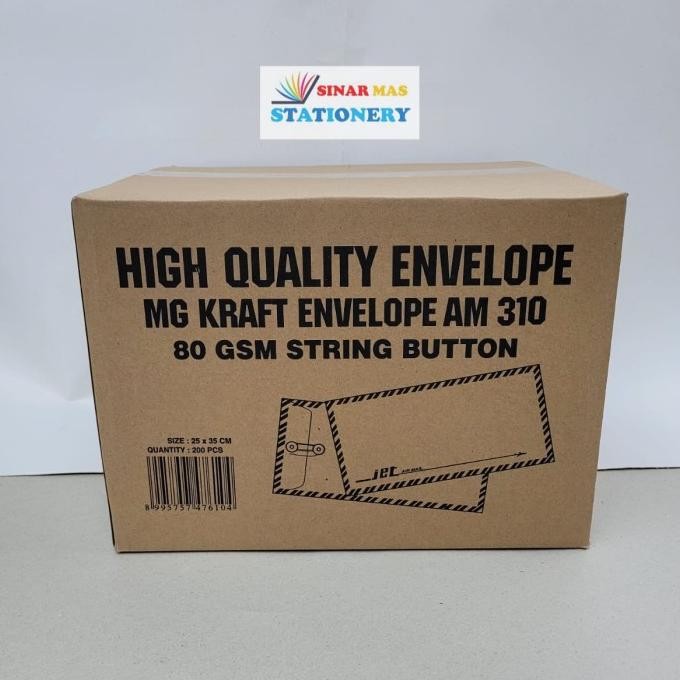 

AMPLOP COKELAT TALI AIR MAIL 310 MAP KANCING GARIS SALUR AM KIKY (DUS) STOK TERBATAS