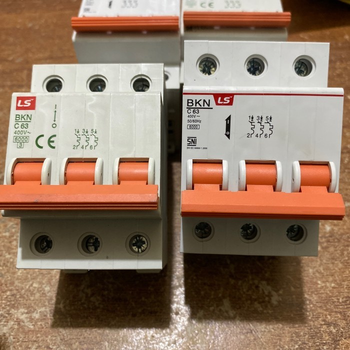 MCB LS 3P 63A BKN mcb BKN ls 3p 63A