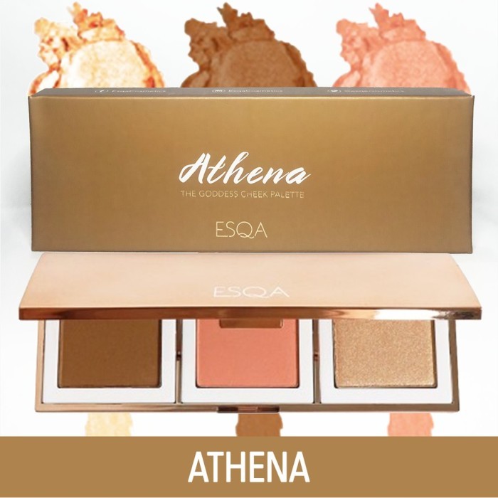 ESQA Trio Goddess Cheek Palette - Athena