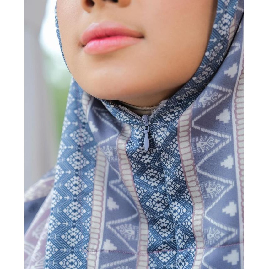 Mukena Travel Fazluna Series 2 in 1 Mukena Full Set Sajadah