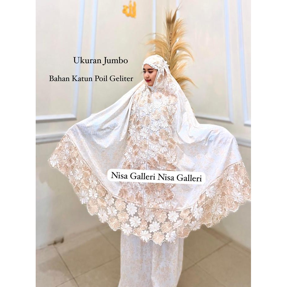 Mukena Bunga Mukena Cantik Mukena Mewah Ramadhan 2024 Nisa Galleri