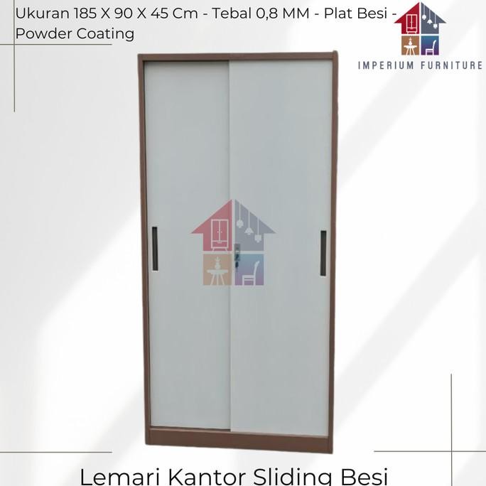 

Lemari Kantor Geser / Lemari Arsip Sliding / Lemari Buku Sliding