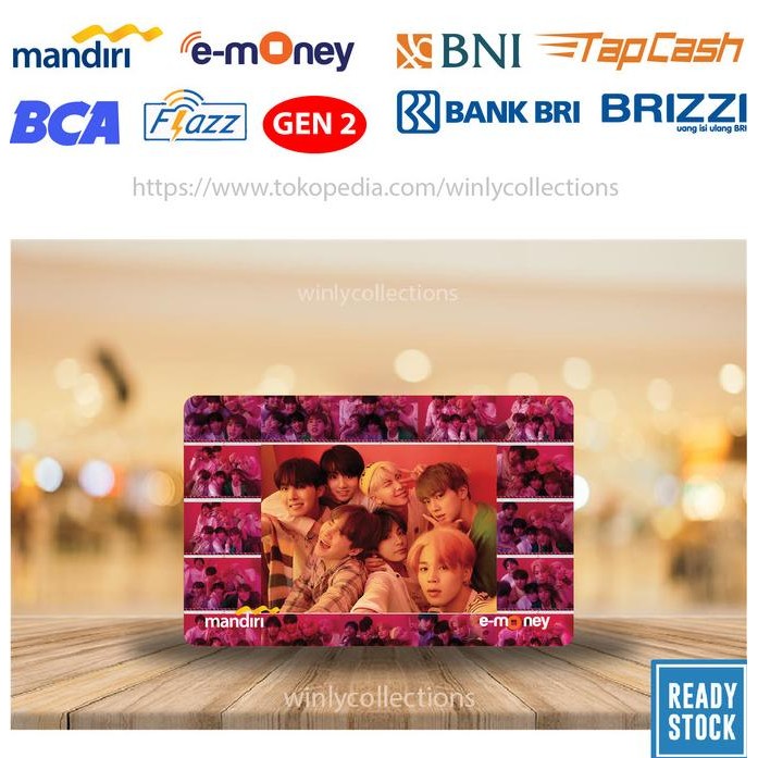

EMONEY BCA BNI BRI FOTO BTS PERSONA MAP OF THE SOUL VERSION 1 - 1 SISI STOK TERBATAS