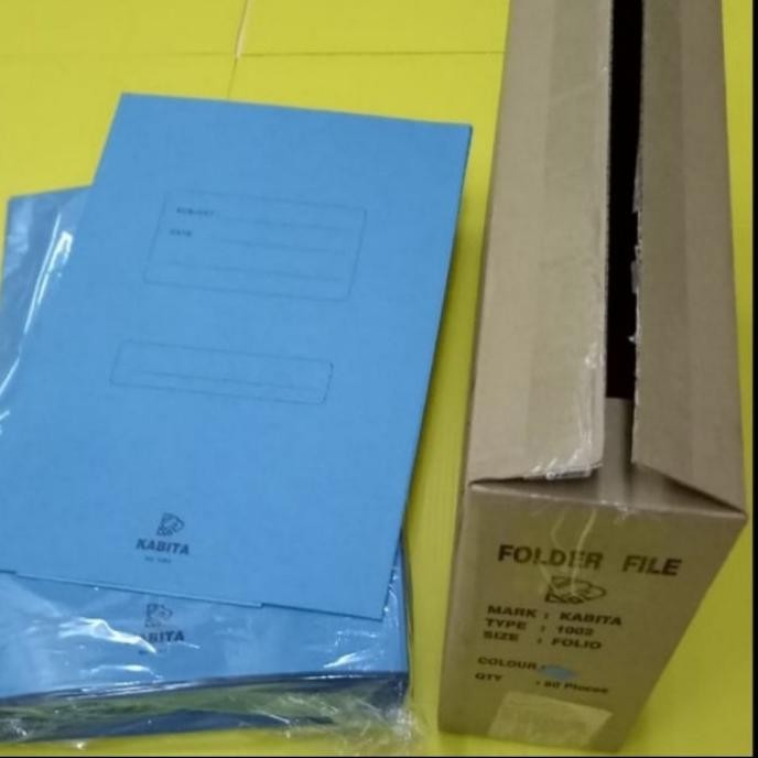 

MAP KABITA UKURAN FOLIO TIPE 1002 SATU DUS ISI 50PCS STOK TERBATAS