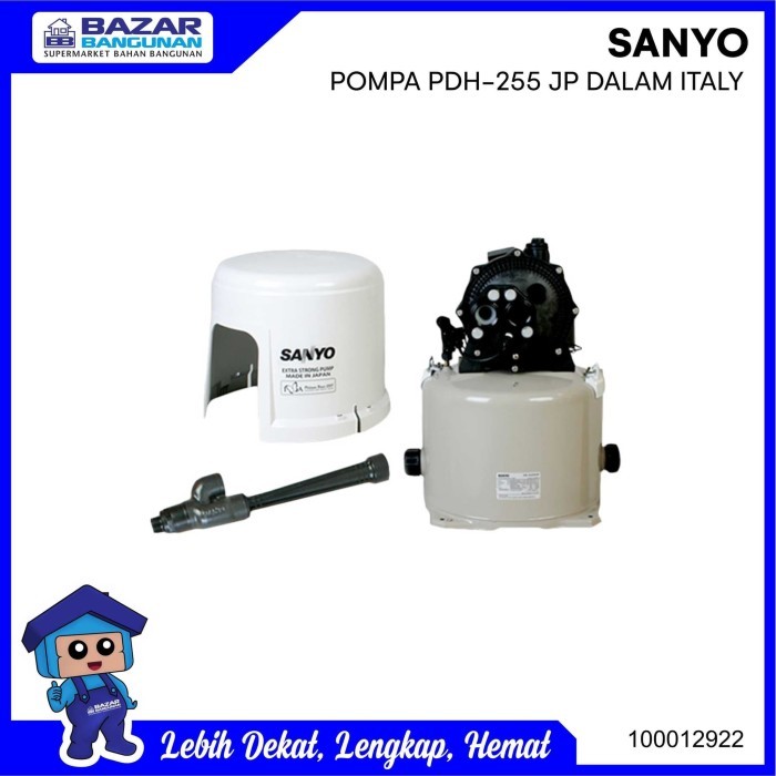 Pompa Air / Jet Pump Sumur Dalam Tabung Sanyo Pdh 255 Jp / Pdh255Jp