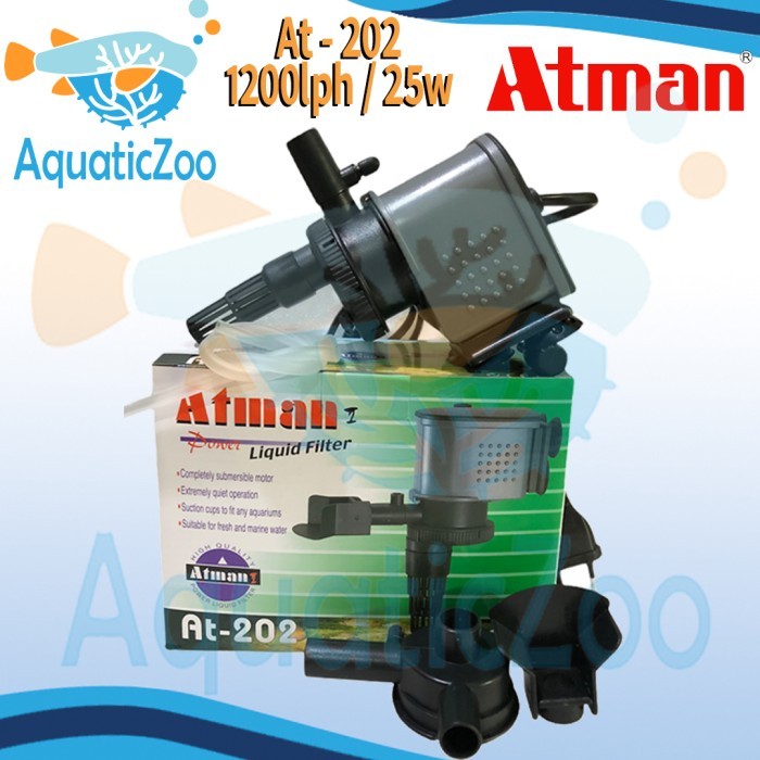 Atman Power Head At202 At-202 At 202 1200 Powerhead Filter Pompa Air