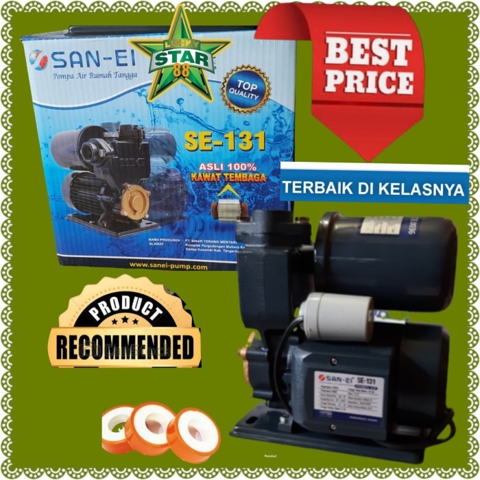 Pompa Air Pendorong Silent 125 W A Otomatis Mdl Ph 137 Ac Sanyo 236