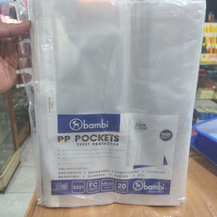 

PROMO! pp pocket bambi ukuran f4