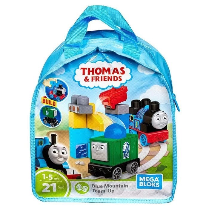 TERMURAH MEGA BLOKS THOMAS & FRIENDS BLUE MOUNTAIN TEAM UP BUILDING