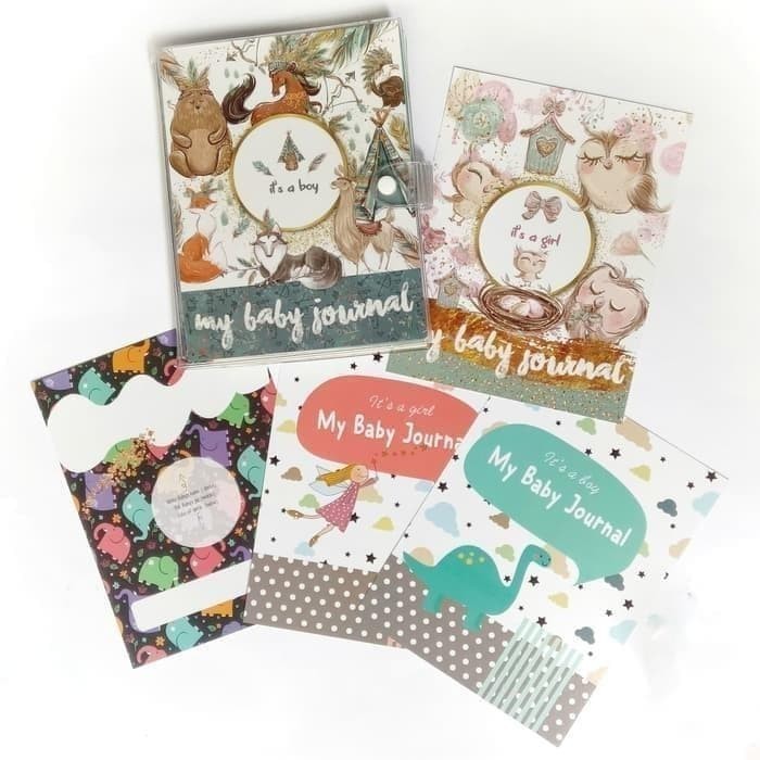 JUAL RUGI Hugme mom My Baby Journal - Buku binder diary/jurnal baby