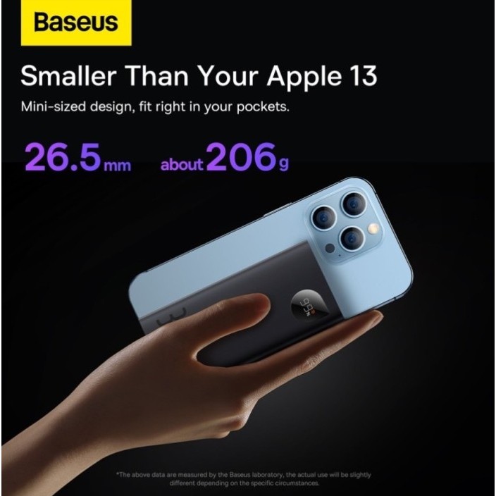 BASEUS POWERBANK ADAMAN2 FAST CHARGING 30W QUICK CHARGE TYPE C PD