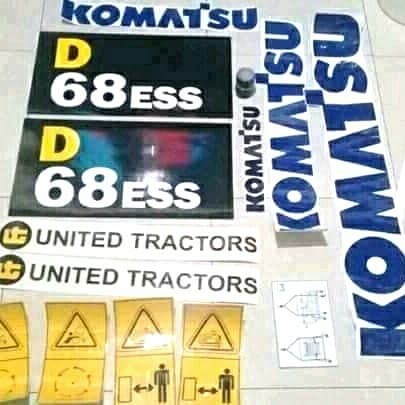 

Stiker Komatsu D68ess Stiker Alat Berat