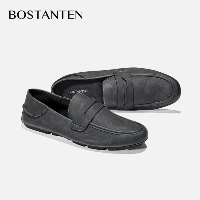 Bostanten Sepatu Pria Kasual Loafers Slip On Keren Original Official Store