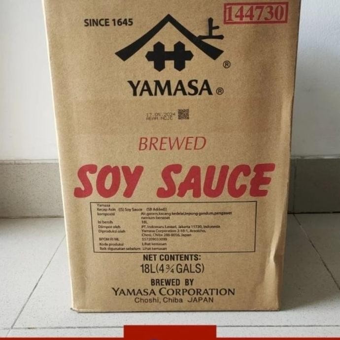 

Yamaa Oy Auce 18L Ecap Ain Hoyu Jepang 18 Liter Horeca