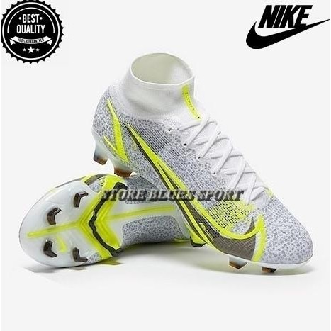Sepatu Bola Nike Mercurial Superfly 8 Elite Silver Safari Original Terlaris