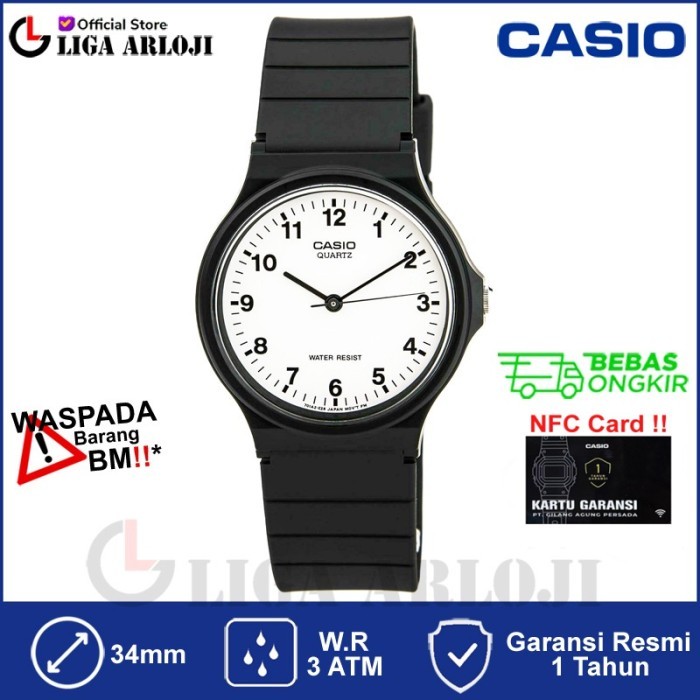 TERLARIS Casio MQ-24-7BLDF Jam Tangan MQ24-7B2 MQ-24-7B2 MQ 24 7B2 MQ247B2 PAUS
