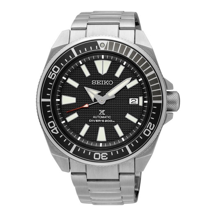 Seiko Prospex SRPF03K1 Samurai Automatic Men Black Dial Stainless Ste