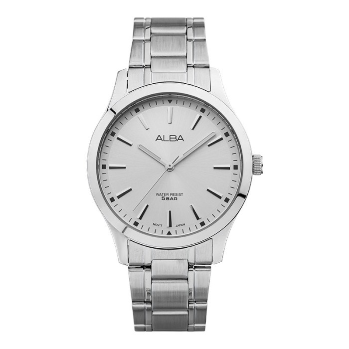 Jam Tangan Pria Alba Prestige ARX017X1 Men Silver Dial Stainless Stee