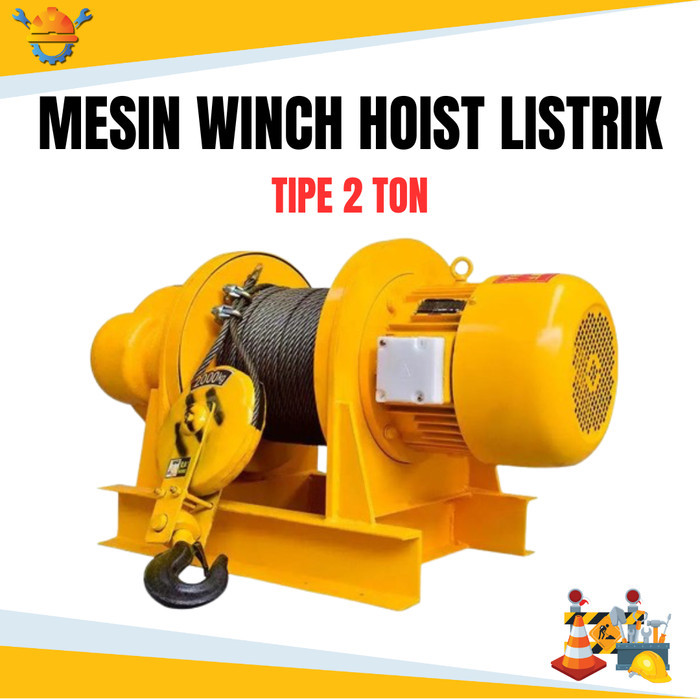Electric Winch Hoist 2 Ton |  Katrol Elektrik 2Ton | KATROL LISTRIK 2 TON