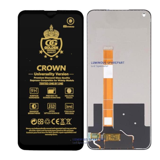 LCD + Touchscreen Oppo A92/A52/A72 2020 Ori Full Set - Golden Crown Terlaris