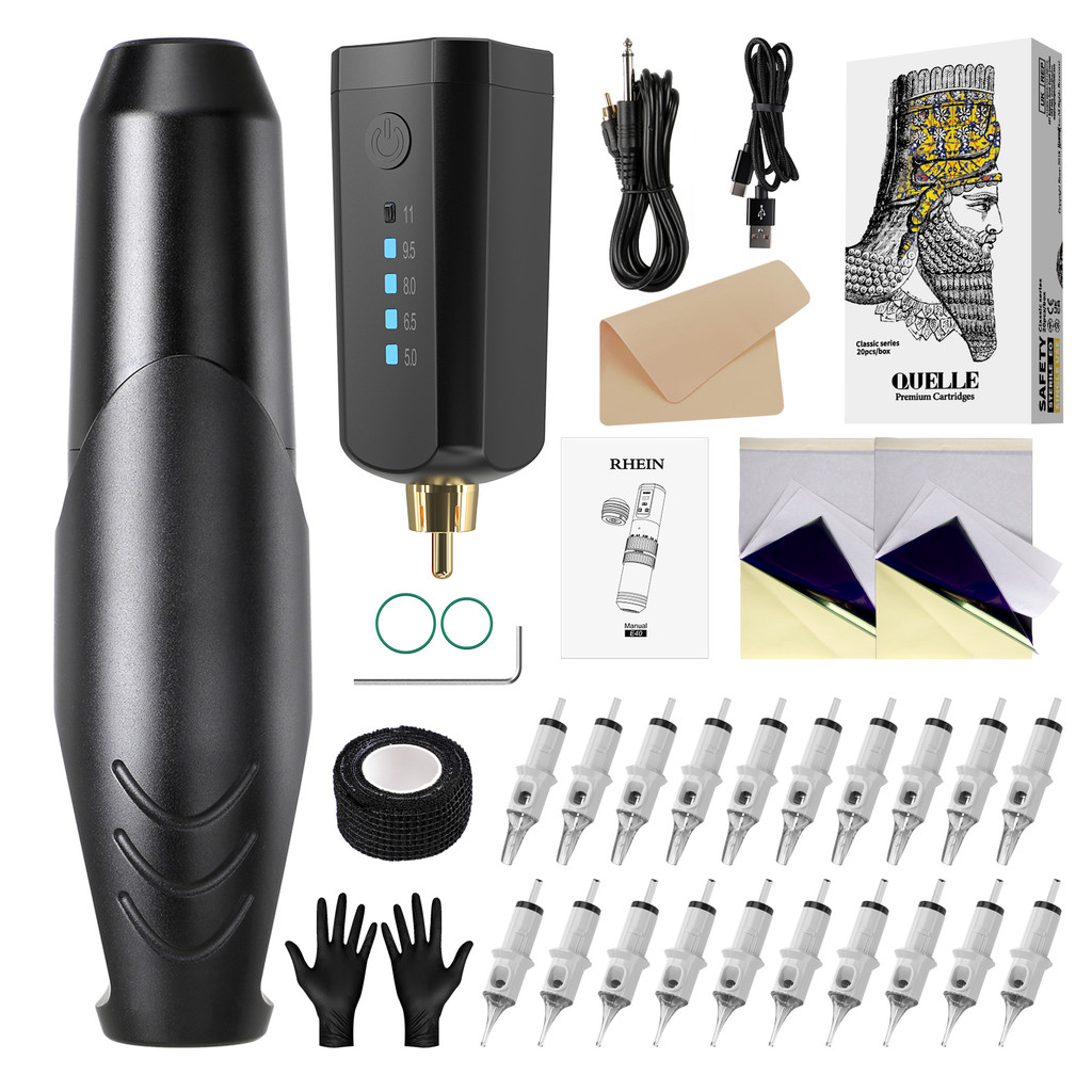 VISCO High Quality Tattoo Machine Pen Kit For Permanent Makeup Tattoo Machine With Tattoo Cartridges