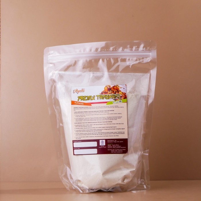 

Biang Tepung Takoyaki 1kg Premix, Hasil 600 Bola Untuk Jualan Matang