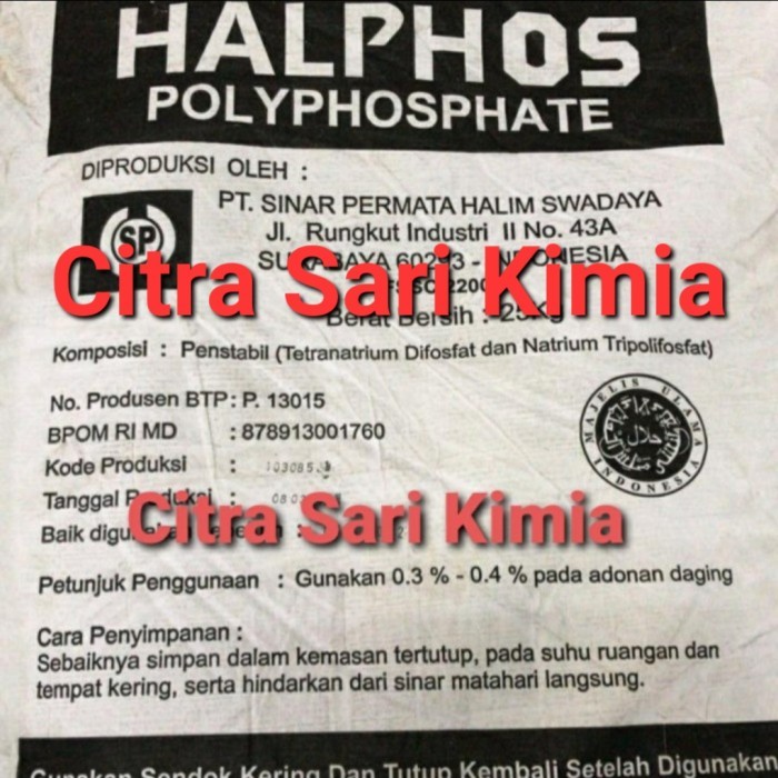 

TERLARIS! POLYPHOSPATE FOODGRADE 1KG