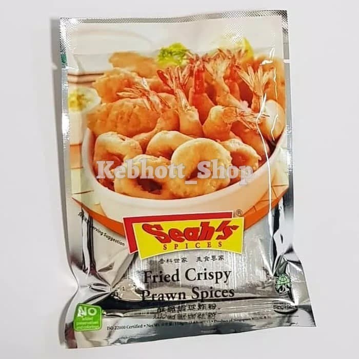 

Seah's Spices Fried Crispy Prawn Spices spicy 110g Bumbu untuk Udang
