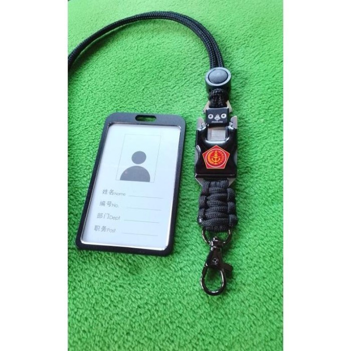 

HOT SALE! Terbaik lanyard id card holder logo MABES TNI