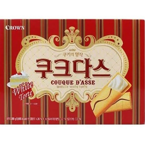 

Crown White Torte - Wafer Isi Krim Vanilla Korea