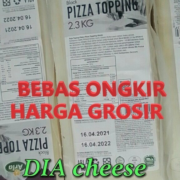 

Arla Pizza Topping 2.3kg blok mozzarella