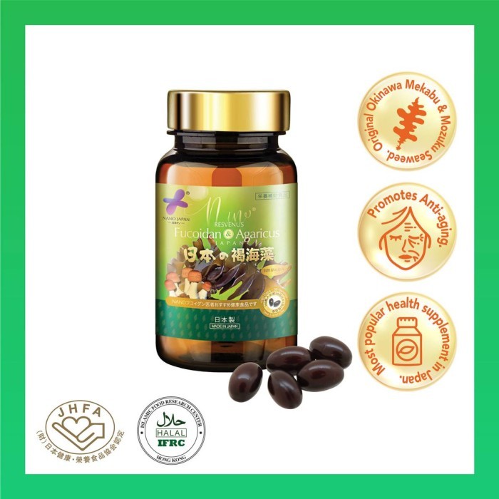 

Nano Japan Fucoidan & Agaricus - Boost Immunity 3x Formulatio 180 pc