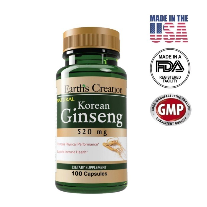 

Earth's Creation Natural Korean Ginseng 100 per pack