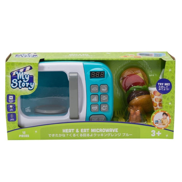 

My Story Heat & Eat Microwave - Blue