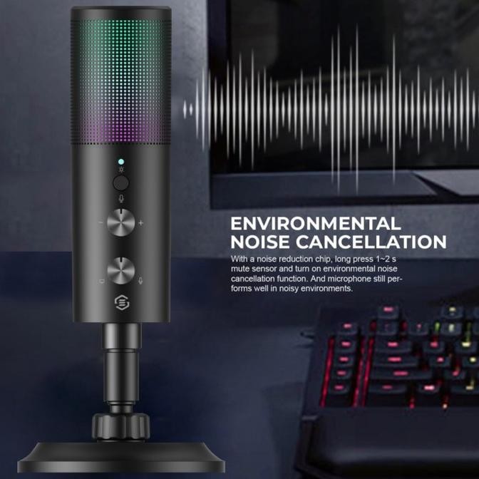 SOUNDTECH LITE 2.0 CARDIOID MICROPHONE CONDENSER USB STAND FOR PC