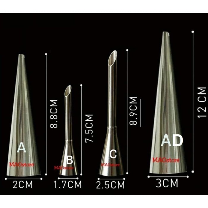 TERLARIS SPUIT FILLING PASTRY CHOUX TIP SPUIT ISI SUS SPUIT DONAT LARGE