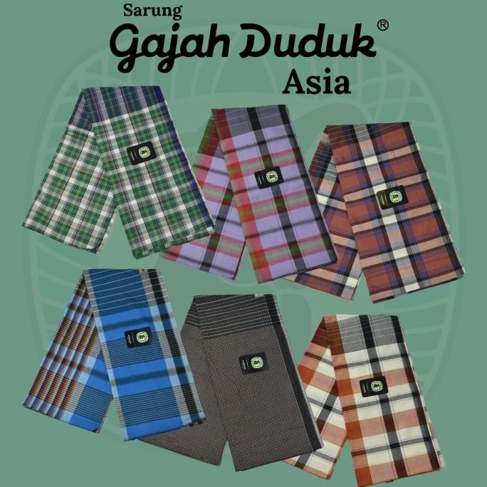 SARUNG ASIA BY GAJAH DUDUK SARUNG MOTIF KOTAK ORIGINAL