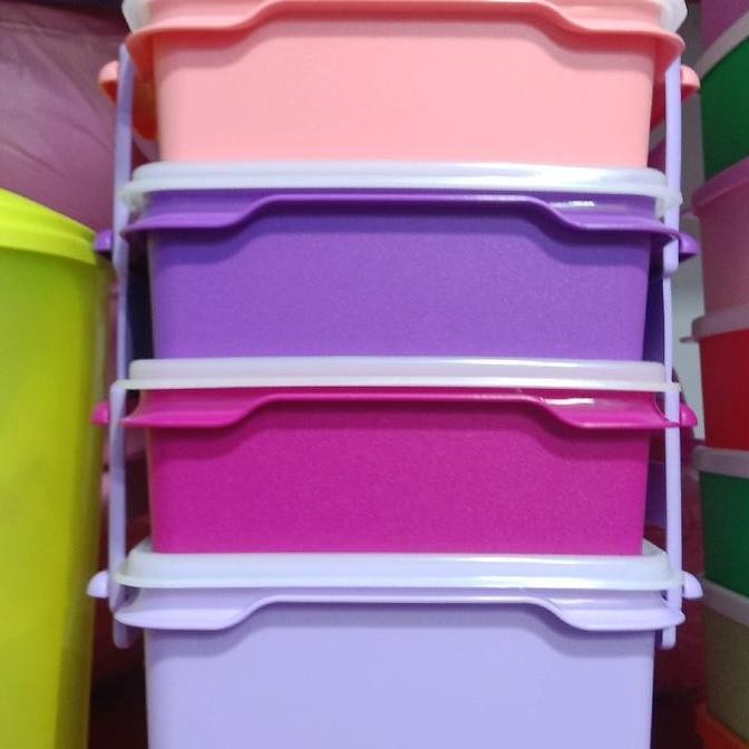 Rantang Promo 4 susun by MOORLIFE 1 set Terlaris