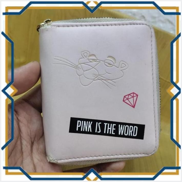 [MEL] DOMPET MINISO WANITA PINK PANTHER