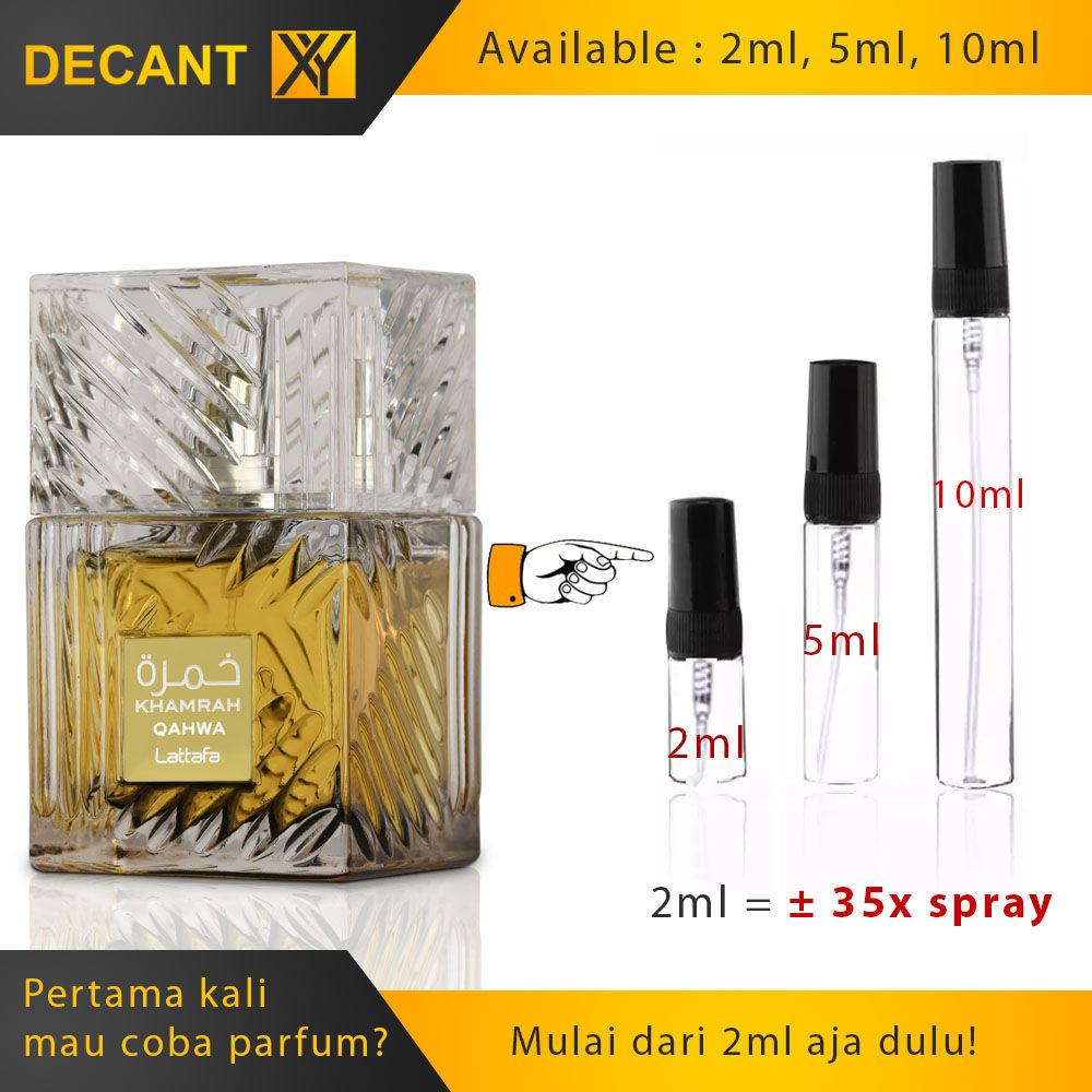 Decant Lattafa Perfumes Khamrah Qahwa Unisex 2ml 5ml 10ml