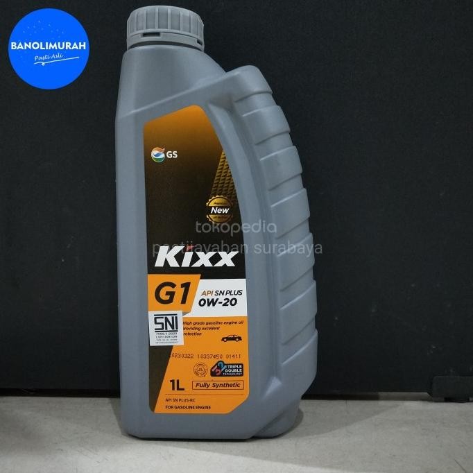 Kixx G1 0W20 Liter Full Synthetic 0W-20
