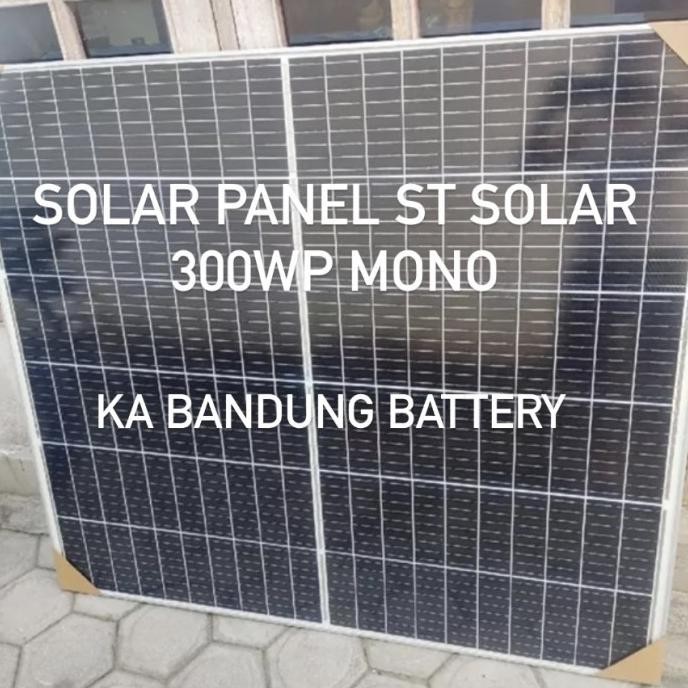 TERBARU - solar panel surya cell module st solar stc 300wp 300 wp MONO 24v