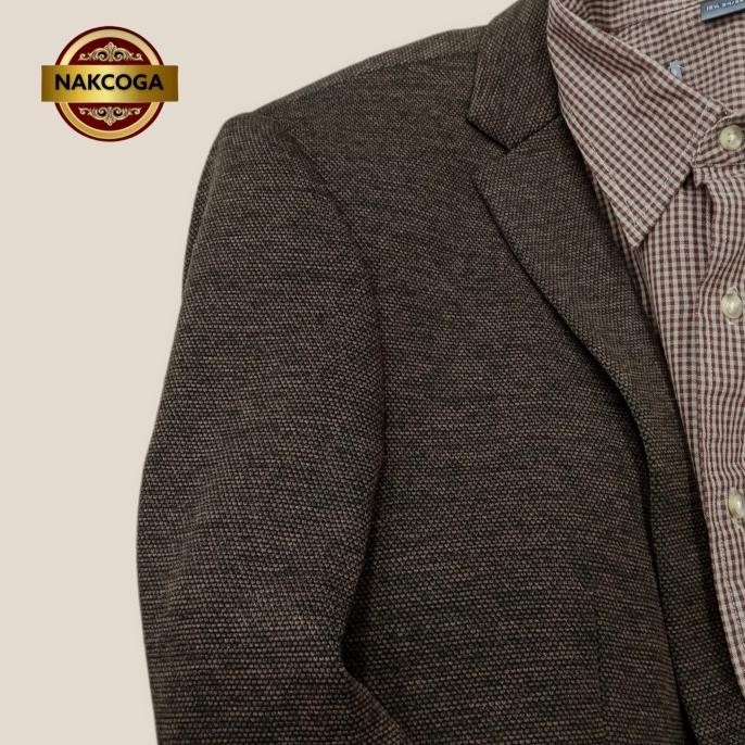 jas blazer pria casual slimfit semi jas street bahan wol import