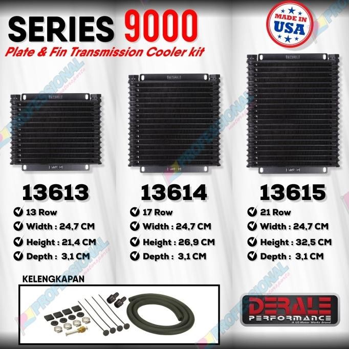 TERMURAH - ATF automatic Transmisi Cooler DERALE 9000 Pajero Fortuner Innova