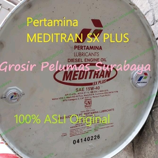 Pertamina Meditran SX PLUS 15w40 15w/40 Ci4 oli diesel engine oil DRUM